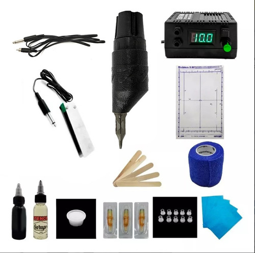 Kit Para Tatuar Tattoo Con Maquina Pen 3d  1  Tatuajes