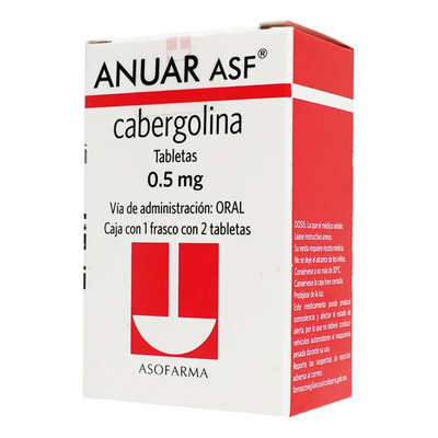 Anuar Asf Tabletas 0,5 Mg, 2 Tabletas | Meses sin interés