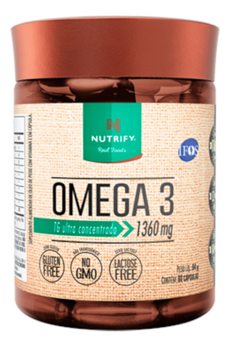 Ômega 3 Tg Ultra Nutrify 60 Cápsulas