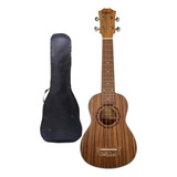 Ukulele Tenor Solar Zebrano Con Funda So-05b-t