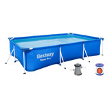 Alberca Piscina Armable Best Way 3x2mts Tapa, Bomba Y Filtro