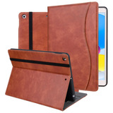 Funda New iPad 10.2 Hfcoupe 9/8/7 Gen Folio D/cuero/brown
