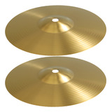 Kit De Batería Jazz Cymbal Cymbals, 2 Unidades