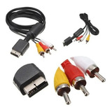 Cable Rca Av Audio Video Para Ps2 Y Ps3 Seisa Sj-9952 1.8m