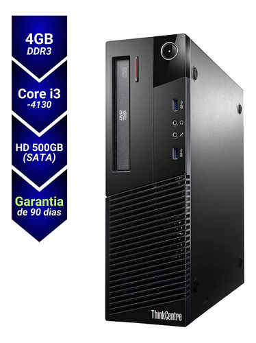 Desktop Lenovo Thinkcenter M83 I3-4130/4gb/500gb Hd