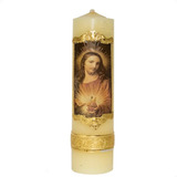 Cirio O Vela De Oración Sagrado Corazón De Jesús