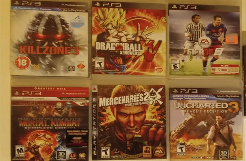  6 Juegos Ps3 Fisicos En Su Caja 