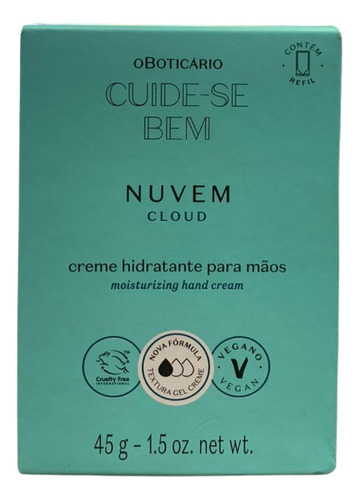 Oboticario Creme Para Mãos Cuide-se Bem Nuvem Nova Embalagem