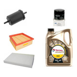 Kit Filtros Ford Fiesta Kinetic 1.6 + Aceite Total 9000 5w40