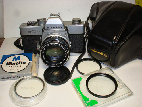 Minolta Reflex Srt 101 Rokkor 55/1,7 Impecable Estuch Gtia. 