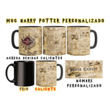 Mug Personalizado Harry Potter Taza Mágica - Mapa Merodeador