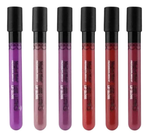 Set 6 Piezas Lapiz Labial Liquido