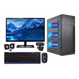 Pc Computador Core I5 9ªgeração, 8gb Ddr4, Ssd 240 + Monitor