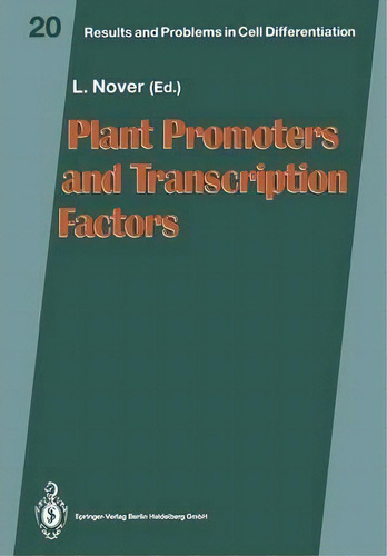 Plant Promoters And Transcription Factors, De Lutz Nover. Editorial Springer Verlag Berlin Heidelberg Gmbh Co Kg, Tapa Blanda En Inglés