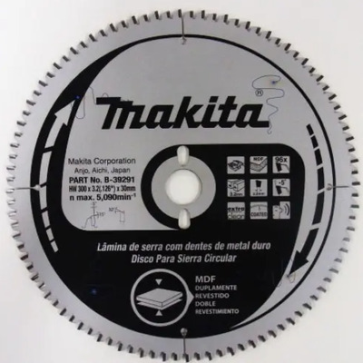 Disco Sierra 12 X 1-3/16 X 96d P/melamina Makita B39291