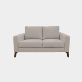 Love Seat Praga Tela Magic Alabaster - Inlab Muebles