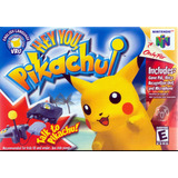 Hey, You Pikachu! - Nintendo - Nintendo 64 - Juego+adaptador