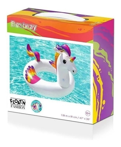 Inflable Unicornio Salvavidas 119x91 Pileta 36159 Bestway