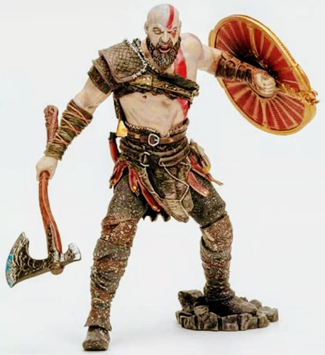 Boneco Kratos God Of War 4 Neca Raro 