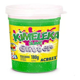 Kimeleka Slime Glitter 180g Verde - Acrilex