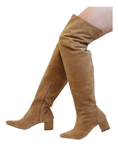 Botas Femininas Over Knee Cano Longo Várias Cores Lançamento