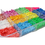 20 Colores Hama Beads+pinza+papel+2 Bases 8cm Planchitos