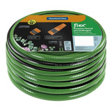 Mangueira De Jardim Flex Em Pvc 25 Metros Verde Tramontina Cor Verde-escuro