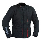 Campera Moto Samurai Liverpool Negro Touring Ruta Proteccion To