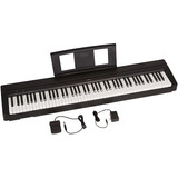 Piano Digital Yamaha P45 Pedal Fuente (envio Gratis)  Negro