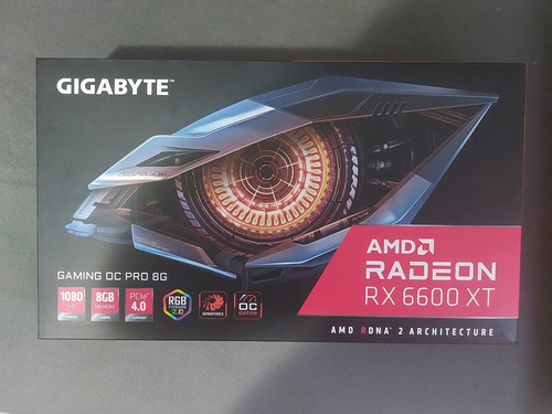 Placa De Vídeo Gigabyte Rx 6600 Xt Gaming Oc Pro