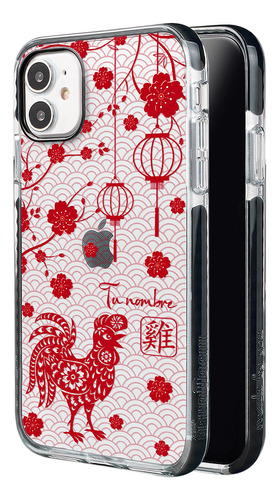 Funda Para iPhone Horóscopo Chino Gallo Uso Rudo Nombre