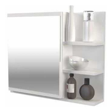 Botiquin Baño Moderno Mueble Espejo Organizador Bm-001 B