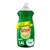 Axion Limón 1.4l, Lavatrastes Líquido, 100% Efectivo