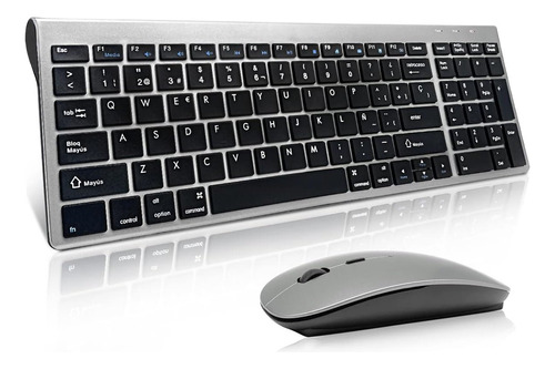  Teclado Y Mouse Inalámbrico Compatible Con Windows Y Mac Os