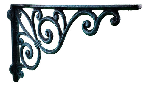 Soporte De Pared Para Estante De Pared De Fleur De Lis Verd.