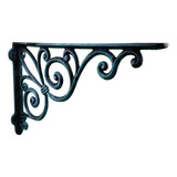 Soporte De Pared Para Estante De Pared De Fleur De Lis Verd.