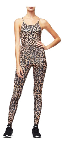 Catsuit Jumpsuit  Enterito Mono Chupin Animal Print Leopardo