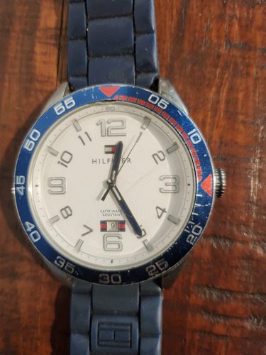 Reloj Tommy Hilfiger Malla De Silicona Azul