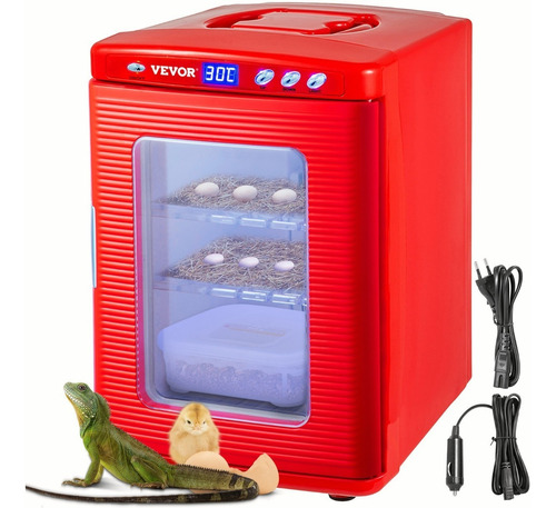 Vevor Incubadora Para Reptil O Anfibio Automática 25l Color Rojo