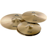 Set Platillos Stagg Axk Hihat 14'' Crash 16'' Ride 20''