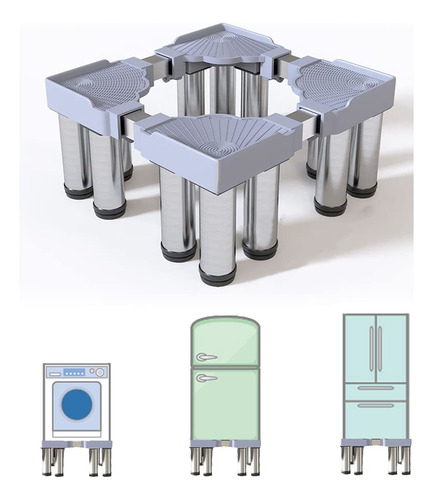 Soporte Ajustable Para Electrodomésticos Altura 20 Cm Ancho