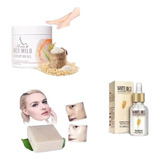 Kit Arroz Exfoliante  + Suero Arroz + Jabon De Arroz