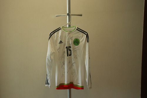 Playera De La Selección Mexicana 2015/2016 Firmada