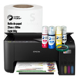 Multifuncional Epson L3250 Sublimacion + Rollo 80g Colormake