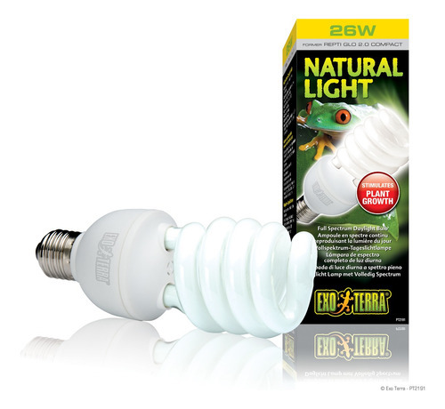 Foco Exo Terra Repti Glo Natural Light 2.0 26w 2191