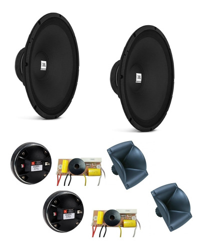 Woofer Jbl 15pw Pro + Driver Jbl D220ti C/corta + Divisor X2