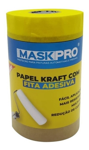 Papel Kraft Para Mascaramento Fita Crepe Singular 10cm X 20m