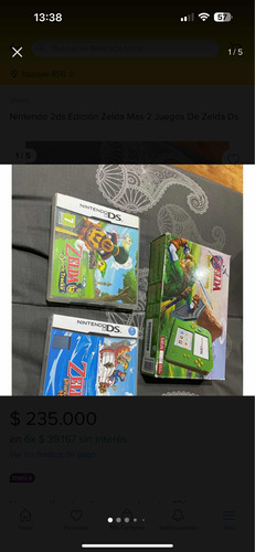 Nintendo 2ds Edicion Zelda