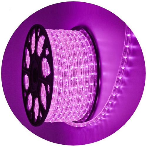 Manguera Tira Led 10 Metros Exterior Rosa Pack 10 Premium