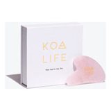 Koa Life Herramienta Facial Gua Sha De Cuarzo Rosa, Herramie